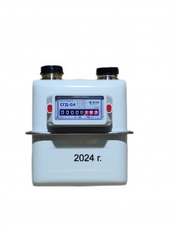 Счетчик газа СГД-G4ТК с термокорректором (вход газа левый, 110мм, резьба 1 1/4") г. Орёл 2024 год выпуска Котлас